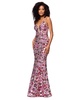 Women's Floral-Sequinned Plunging-Neck Gown