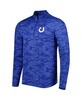 Men's Royal Indianapolis Colts Brigade Quarter-Zip Sweatshirt