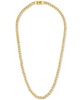Men's Link Chain 22" Necklace in Gold-Plated Stainless Steel