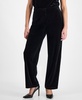 Petite Wide-Leg Pull-On Pants