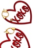 by Nadri 18k Gold-Plated XOXO Heart Hoop Earrings