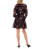 Women's Cold-Shoulder Tiered Floral Minidress