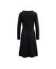 Women's Long Sleeve Tie-Waist Knit Dress