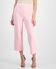 Women's Luxe French Terry Cropped Wide-Leg Knit Pants