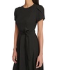 Women's Tulip-Sleeve Tie-Waist A-Line Dress