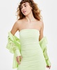 Women's Ruched Strapless Bodycon Dress, Exclusively at Macy's 