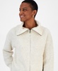 Women's Sailor-Collar Zip-Front Sweater, Created for Macy's