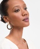 Silver-Tone Pavé Circle Drop Earrings, Exclusively at Macy's