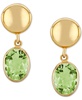 Blue Topaz Disc Drop Earrings (3-1/5 ct. t.w.) in 14k Gold (Also in Peridot)