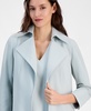 Women's Stretch Wide-Collar Open-Front Long Jacket