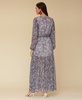 Women's Printed Chiffon Maxi Dress