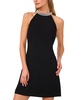 Women's Faux-Pearl-Collar A-Line Mini Dress