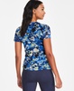 Women's Floral-Print Mesh Short-Sleeve T-Shirt, Exclusively at Macy's