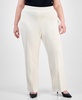 Plus Size Pull-On Wide-Leg Pants