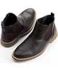Mens Nash Chelsea Boots Snakeskin Ankle Boot Genuine Leather Lined