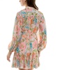 Petite Floral-Print Fit & Flare Dress