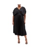 Plus Size Henley Midi Dress