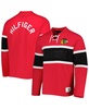 Men's Red Chicago Blackhawks Walter Lace-Up Long Sleeve Top
