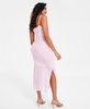 Women's Sleeveless Side-Slit Midi Sweater Dress, Exclusively at Macy's 