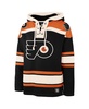 Men's Black Philadelphia Flyers Big Tall Superior Lacer Fleece Pullover Hoodie