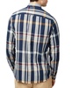 Men's Regular-Fit Herringbone Check Button-Down Shirt