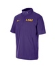 Men's Purple LSU Tigers Coaches Quarter-Zip Short Sleeve Jacket