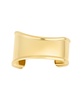 Tarnish Resistant 18k Gold Plated Tall Curve Cuff Bracelet