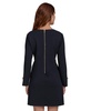 Petite Long-Sleeve Bow-Cuff Shift Dress