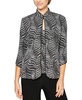 Women's Abstract-Print 3/4-Sleeve Jacket & Tank Top