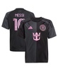 Big Boys and Girls Lionel Messi Black Inter Miami CF 2025 The Fortitude Kit Replica Player Jersey