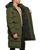 Men's Quilted Extra Long Parka Jacket