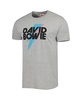 Men's and Women's Heather Gray David Bowie Brass Tacks T-shirt