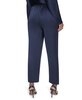 Women's Twill-Satin Ribbed-Waist Ankle Pants