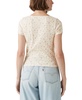 Women's Sweetie Cotton V-Neck Pointelle Top