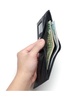 RFID Mens Wallet Deluxe Capacity Hybrid Bifold Flipout ID Window