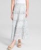 Women's Floral Tiered Pull-On Maxi Skirt, Exclusively at Macy's