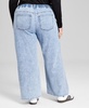 Trendy Plus Size Wide-Leg High-Rise Embellished Jeans 