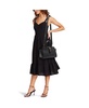 Sculpted Buckle with Convertible Strap Satchel Bag