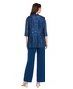 Women's Embellished Jacket, Sleeveless Top and Pants Set