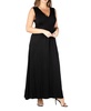 Plus Size Sleeveless Empire Waist Maxi Dress