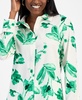 Women's Printed Button-Front Blouse, Exclusively at Macy's 