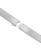 Men's Hexagon Honeycomb Textured Link Bracelet in Black-Ion Plated Stainless Steel