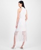Women's Lace Fringe-Hem Sleeveless Dress