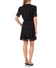 Women's Puff-Sleeve Smocked-Waist Dress