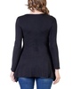 Women's Long Sleeve Swing Style Flare Tunic Top