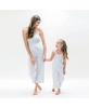 Women's Organic Cotton Smocked Button Front Jumpsuit