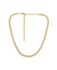 Single Rolo Chain 18K Gold Plated Necklace