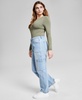 Women's High Rise Utility Denim Jeans 