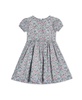 Toddler Girls Organic Ruffle Edge Puff Sleeve Dress