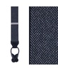 Silas Classic Herringbone Elastic Button End Suspenders
